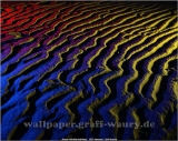 Wallpaper, die deinen Desktop verschnern: Insel Langeoog - bunte Sandwellen