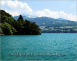 Wallpaper, die deinen Desktop verschnern: Schweiz - Thunersee - Fotokunst Pic. Nr. 003