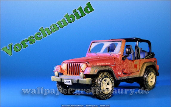 Vorschau zum kostenlosen, lizensierten Wallpaper-Bild: Modell... Jeep, Wrangler Rubicon