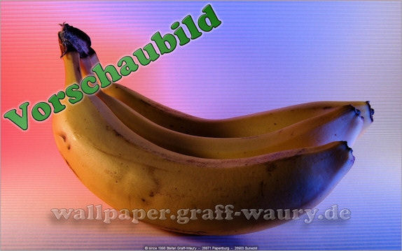 Vorschau zum kostenlosen, lizensierten Wallpaper-Bild: Bananen