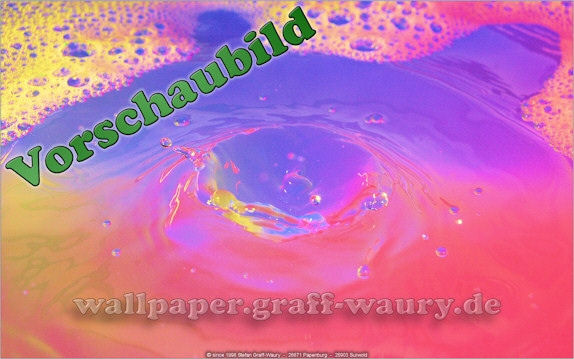 Vorschau zum kostenlosen, lizensierten Wallpaper-Bild: Wassertropfen V