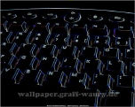Wallpaper, die deinen Desktop versch�nern: Gl�hen - Tastatur