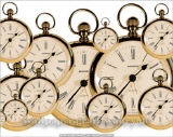 Wallpaper, die deinen Desktop verschnern: Viele Uhren... Thema Zeitumstellung No.II