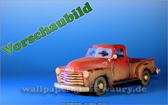 Vorschau zum kostenlosen, lizensierten Wallpaper-Bild: Modell... Chevrolet 3100 Pickup