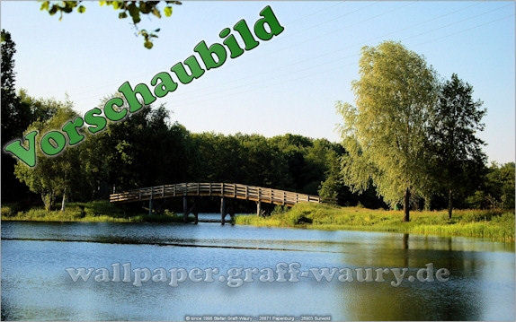 Vorschau zum kostenlosen, lizensierten Wallpaper-Bild: Papenburg - der Bokeler See