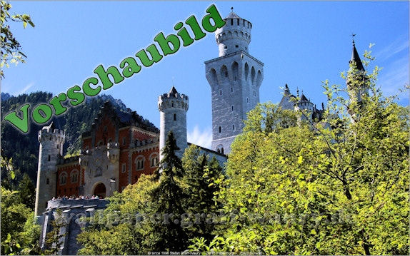 Vorschau zum kostenlosen, lizensierten Wallpaper-Bild: Schloss Neuschwanstein III